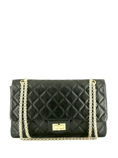 Pre-owned Chanel 2006 2.55 Reissue Shoulder Bag In Black