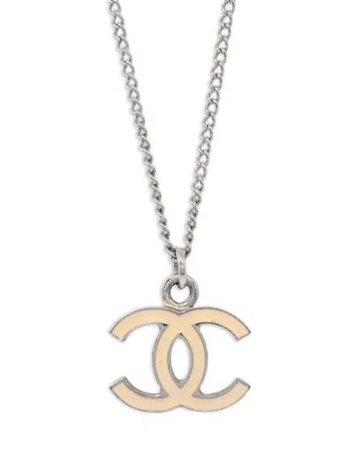 Pre-owned Chanel 2006 Cc Chain Necklace In 银色
