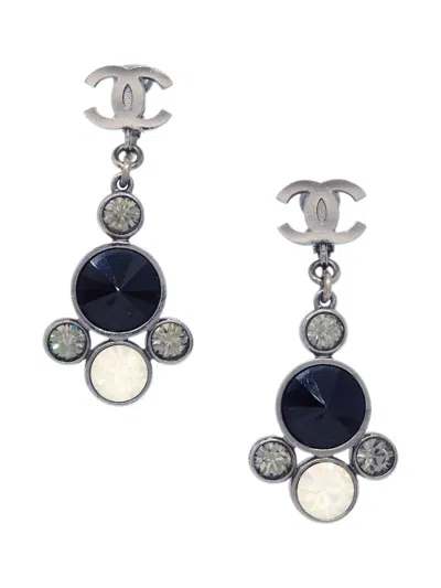 Pre-owned Chanel 2006 Cc Dangle Earrings