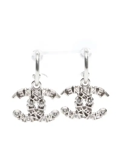 Pre-owned Chanel 2006 Cc Mark Earrings