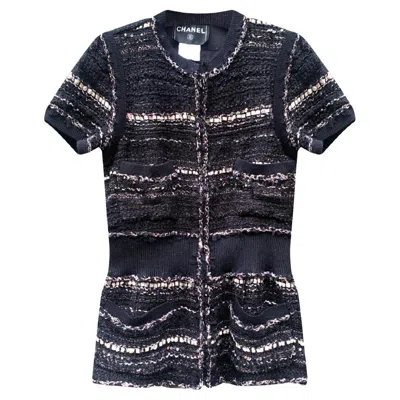 Pre-owned Chanel 2006  & Karl Lagerfeld 06p Ss Jacket In Black