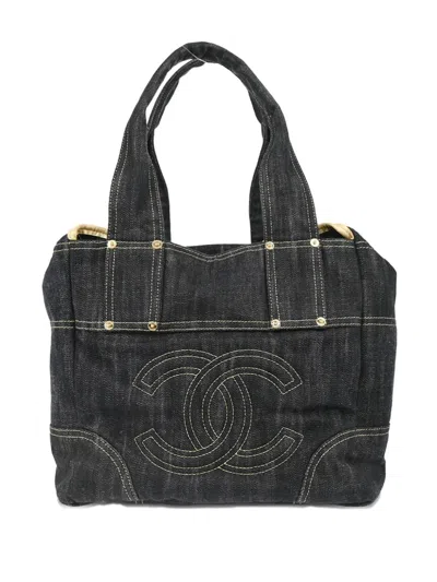 Pre-owned Chanel 2006 Denim Tote Bag