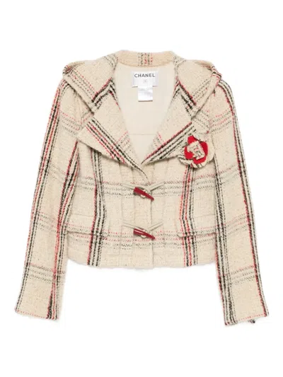 Pre-owned Chanel 2006 Duffel Jacket In Neutral