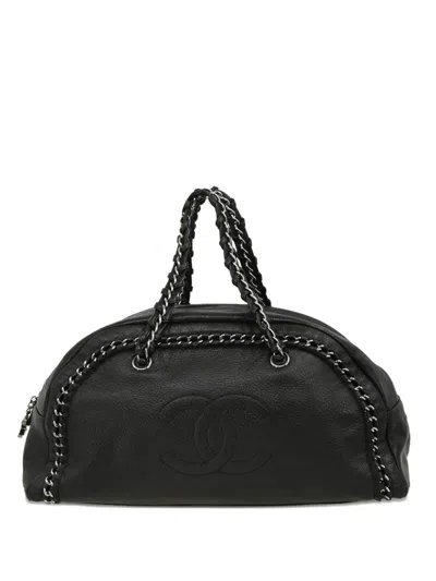 Pre-owned Chanel 2006 Luxury Line Handbag In Black