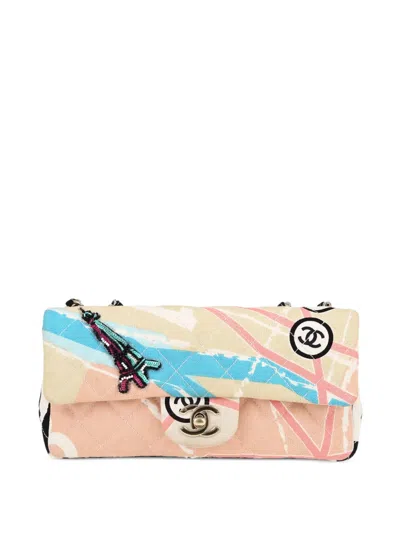 Pre-owned Chanel 2006 Mini Timeless Shoulder Bag In Neutrals