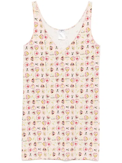Pre-owned Chanel 2006 Valentine's Day Dress In Pink
