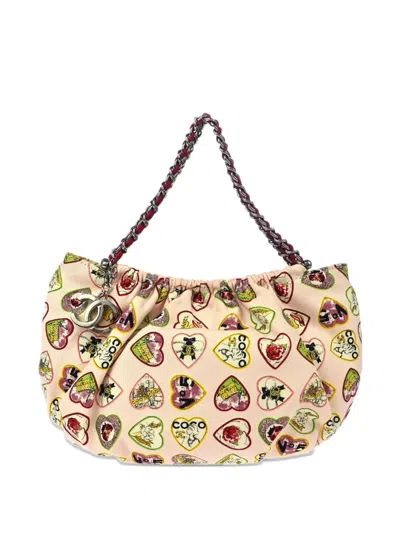 Pre-owned Chanel 2006 Valentine Handbag In Neutral