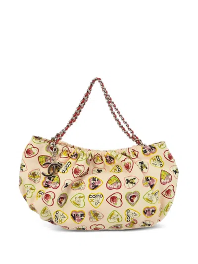 Pre-owned Chanel 2006 Valentine Heart Handbag In Pink
