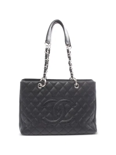 Pre-owned Chanel 2006-2008 Grand Shopping Tote Bag In ブラック