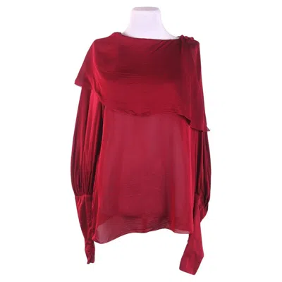 Pre-owned Chanel 2007  07a Silk Shirt In Red