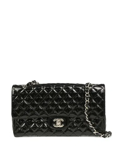 Pre-owned Chanel 2007 Classic Flap Shoulder Bag In Black