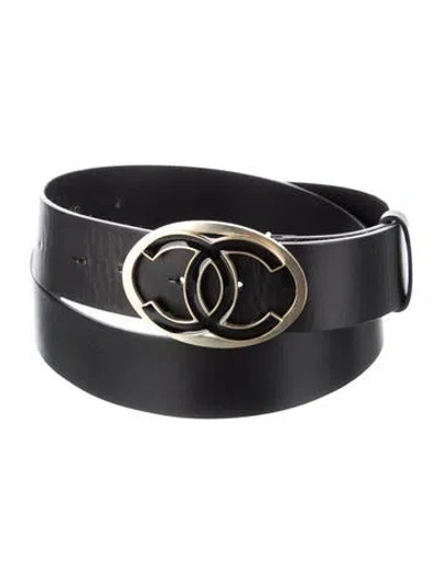 Pre-owned Chanel 2007 Interlocking Cc Logo Belt In Multi