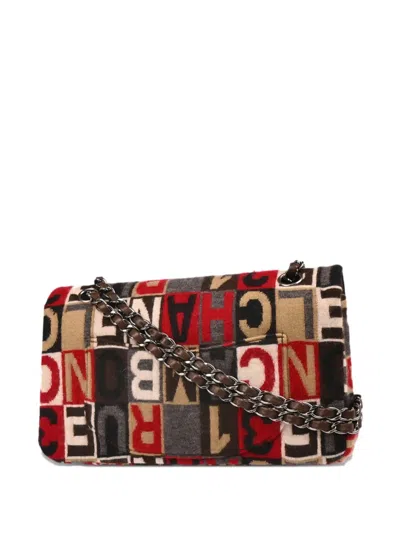 Pre-owned Chanel 2007 Medium Classic Double Flap Shoulder Bag In Red