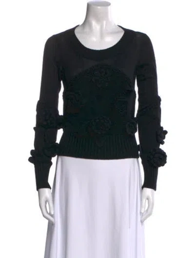 Pre-owned Chanel 2007 Metiers D'art Collection Sweater In Black