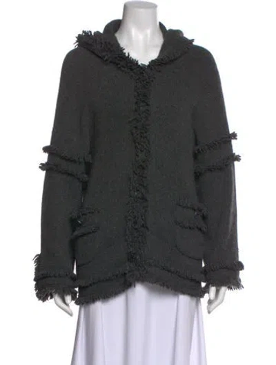 Pre-owned Chanel 2007 Metiers D'art Collection Sweater In Gray