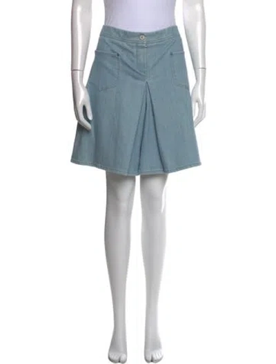 Pre-owned Chanel 2007 Mini Shorts In Blue