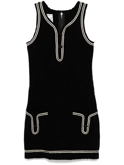 Pre-owned Chanel 2007 Sleeveless Dress In Black