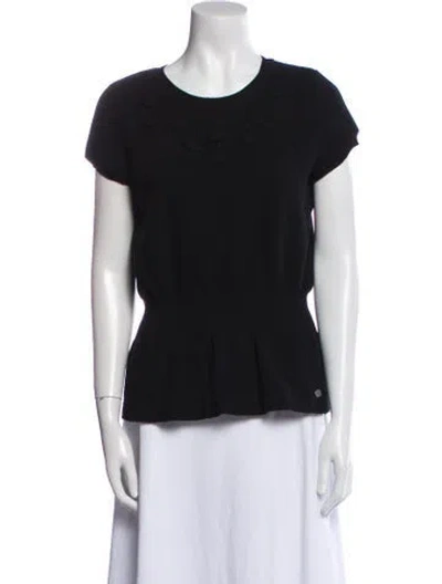 Pre-owned Chanel 2007 Wool Sweater In Black