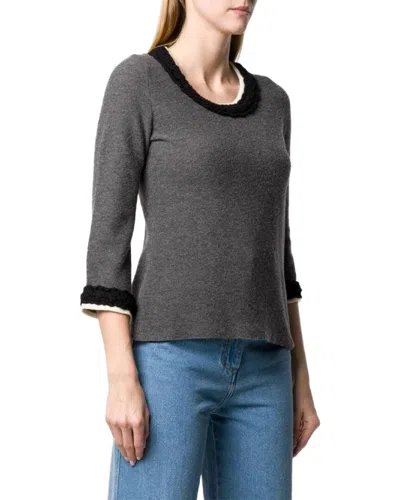 Chanel 2007 Wool Sweater In Gray