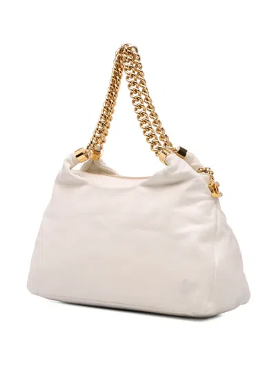 Pre-owned Chanel 2008-2009 Calfskin Rodeo Drive Hobo Tote Bag In White