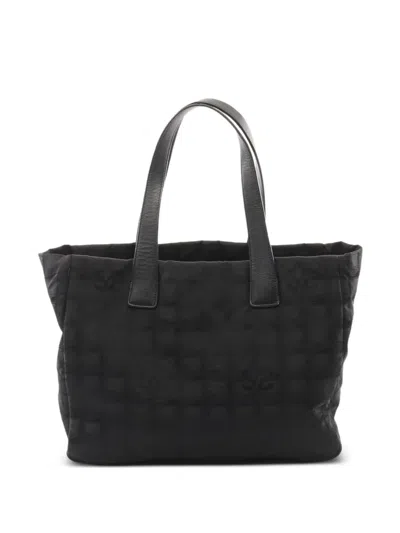 Pre-owned Chanel 2008-2009 Travel Line Mm Tote Bag