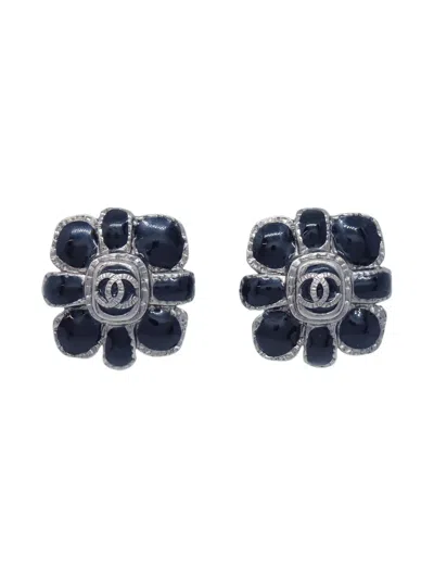 Pre-owned Chanel 2008 Cc Clip-on Earrings