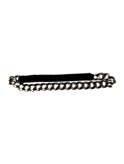 Pre-owned Chanel 2008 Chain-link Headband In Multi