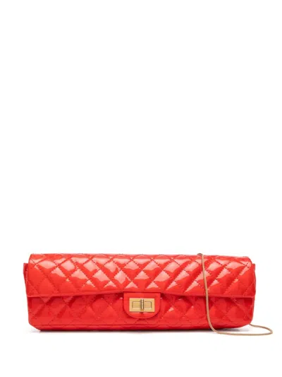 Pre-owned Chanel 2008 Classic Flap Bag In Red