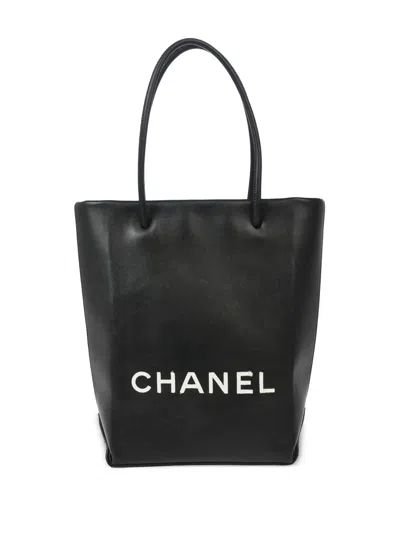 Pre-owned Chanel 2008 Essential Tote Bag In Black