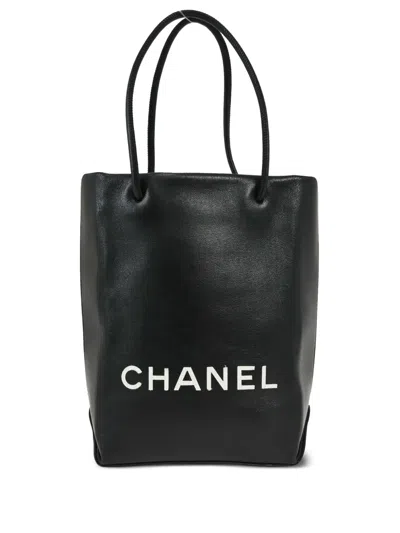Pre-owned Chanel 2008 Essential Tote Bag In Black