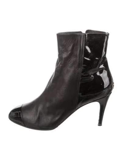 Pre-owned Chanel 2008 Interlocking Cc Logo Boots In Multi