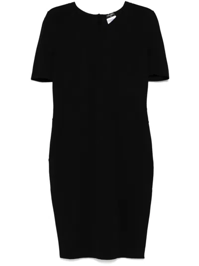 Pre-owned Chanel 2008 Knitted Dress In Black