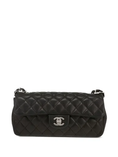 Pre-owned Chanel 2008 Quilted Shoulder Bag In Black