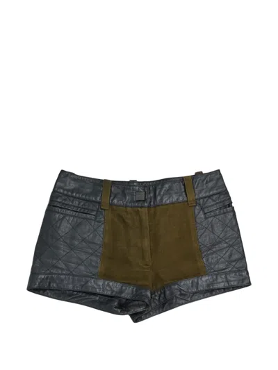 Pre-owned Chanel 2008 Sport Line Quilted Shorts In Black