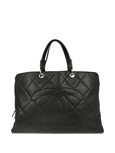 Pre-owned Chanel 2008 Timeless Cc Tote Bag In Black