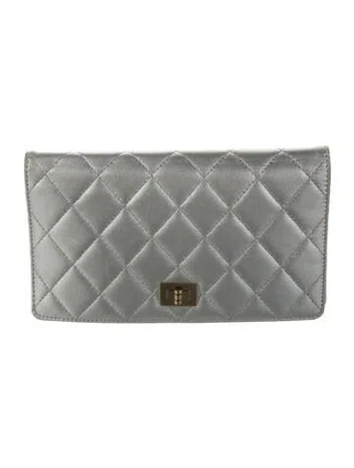 Pre-owned Chanel 2008-2009 Interlocking Cc Logo Bifold Wallet