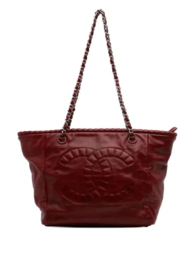 Pre-owned Chanel 2009-2010 Calfskin On The Bund Tote Bag