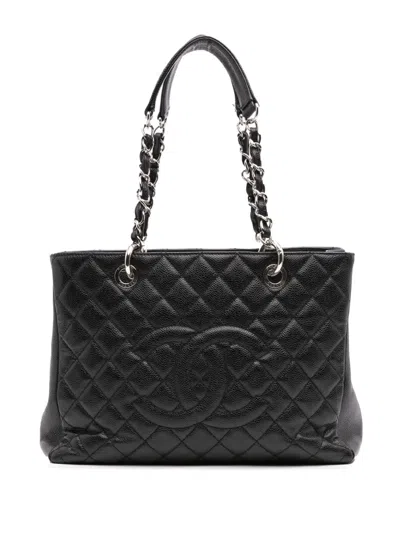 Pre-owned Chanel 2009-2010 Caviar Grand Shopping Tote Bag
