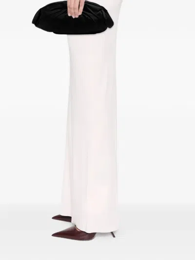 Pre-owned Chanel 2009-2010 Cc Pleated Satin Frame Evening Clutch Bag In Black