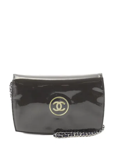 Pre-owned Chanel 2009-2010 Coco Mark Shoulder Bag In Green