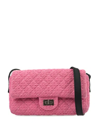Pre-owned Chanel 2009 2.55 Flap Shoulder Bag In Pink