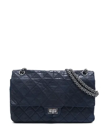 Pre-owned Chanel 2009 2.55 Reissue Shoulder Bag In Black