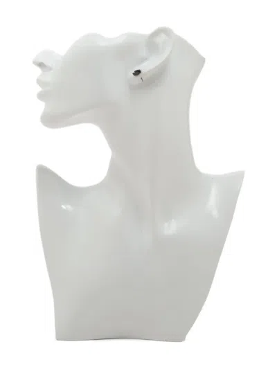 Pre-owned Chanel 2009 Cc Earrings In Black