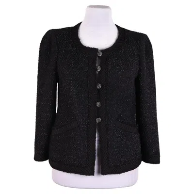 Pre-owned Chanel 2009  Wool Jacket In Black