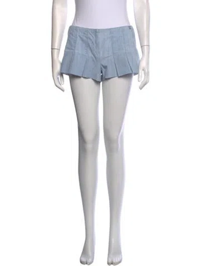 Pre-owned Chanel 2009 Mini Shorts In Blue