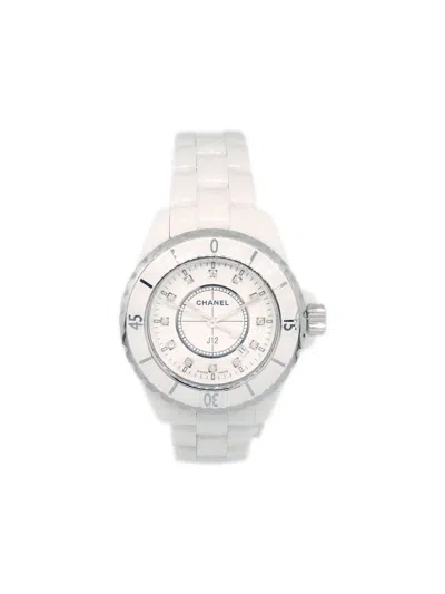 Pre-owned Chanel 2009  J12 33mm In White