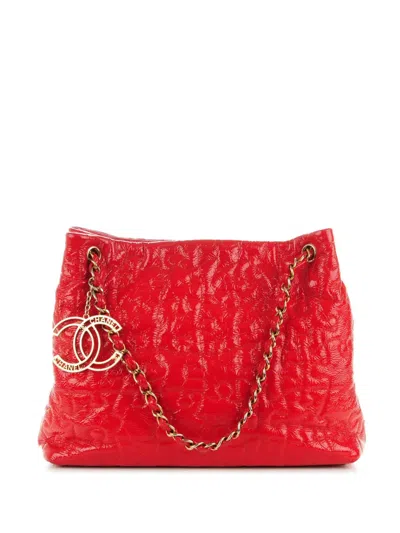 Pre-owned Chanel 2009 Puzzle Handbag In Red