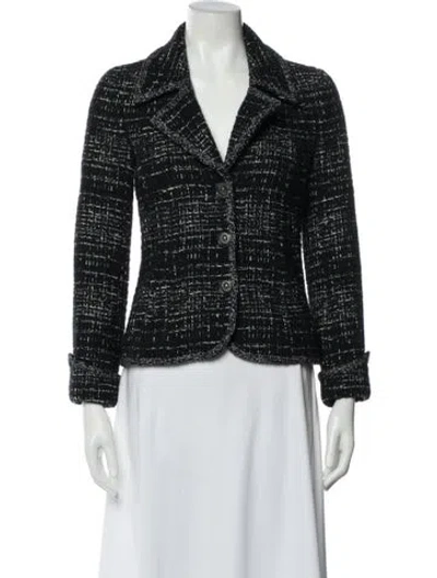 Pre-owned Chanel 2009 Wool Evening Jacket In Black