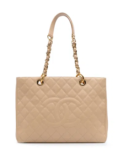 Pre-owned Chanel 2010-2011 Caviar Grand Shopping Tote Bag