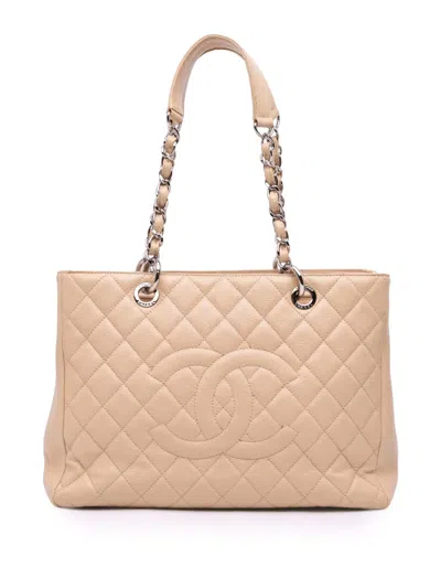 Pre-owned Chanel 2010-2011 Caviar Grand Shopping Tote Bag